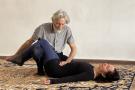 Jon Schreiber gives a relaxing and nurturing Breema bodywork treatment