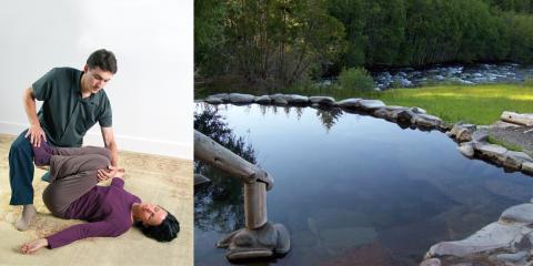 Breema bodywork workshop at Breitenbush Hot Springs in Oregon.