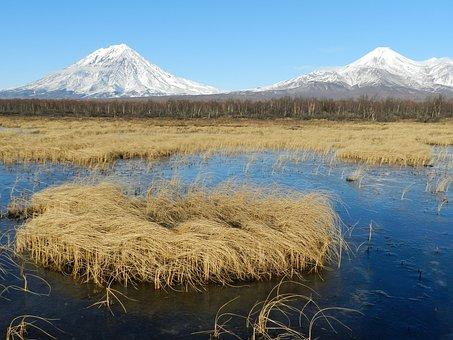 Volcanoes in spring