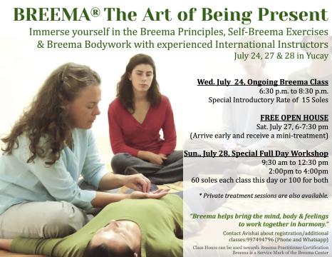 Breema Class in Yucay, Peru